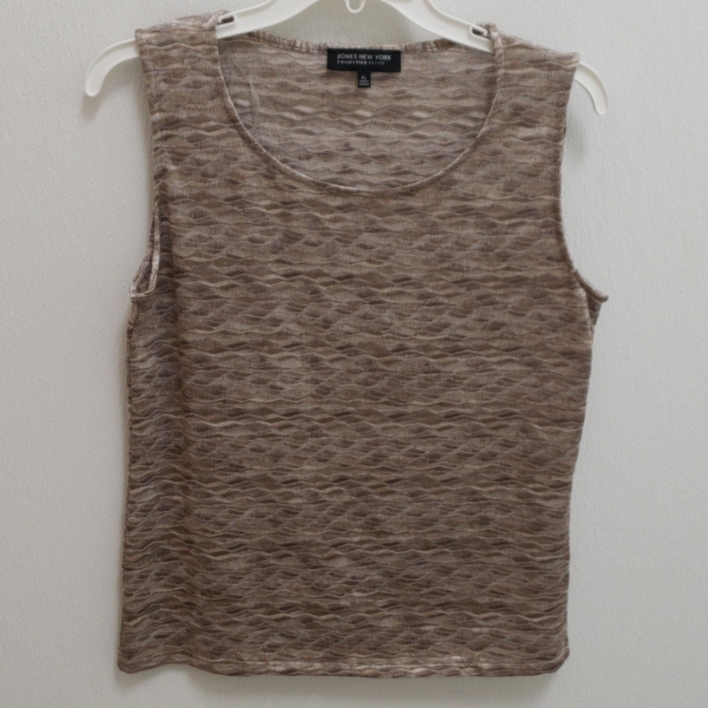 ❤JONES NEW YORK KNIT SLEEVELESS TOP, size PL